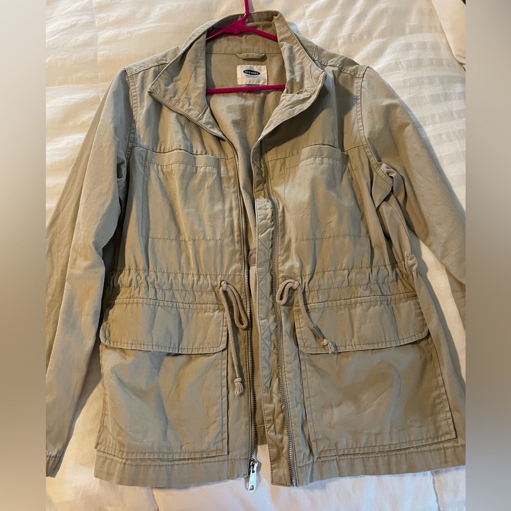 Old Navy Khaki Utility Jacket